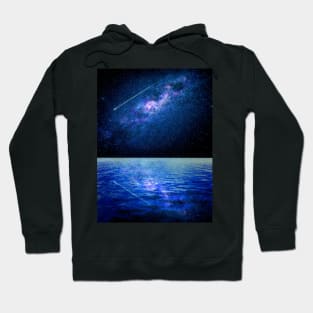 Milky Way over the Ocean Hoodie